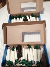 30 kabelose Christbaumkerzen von Licht Fis mit 2 Fernbedienungen