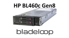 HP BL460c Gen8 8 Core Blade Server, 2x Intel Xeon E5-2609, 32 GB RAM, 554FLB 10G