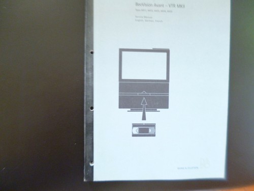 Original service manual - service,