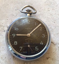 Kienzle Markant Taschenuhr ~ Antimagnetic Messing Chrom