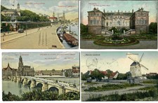 4 Postkarten AK Dresden