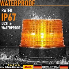 LED Rundumleuchte 12-24V Magnet Warnleuchte Rundumlicht Rundumkennleuchte DHL