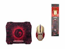 z Gaming Pad PAD 28x24cm + PC Maus mit Kabel 2400 DPI Marvo M416