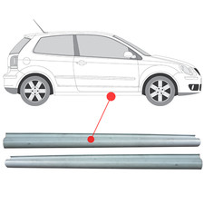 Einstiegschweller Reparaturblech Rechts+Links für Polo 9N 5 Tür Schrägheck 01-09