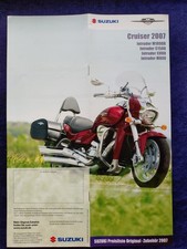 Suzuki Intruder M1800R C1500 C800 M800 Cruiser Zubehör Preisliste 2007