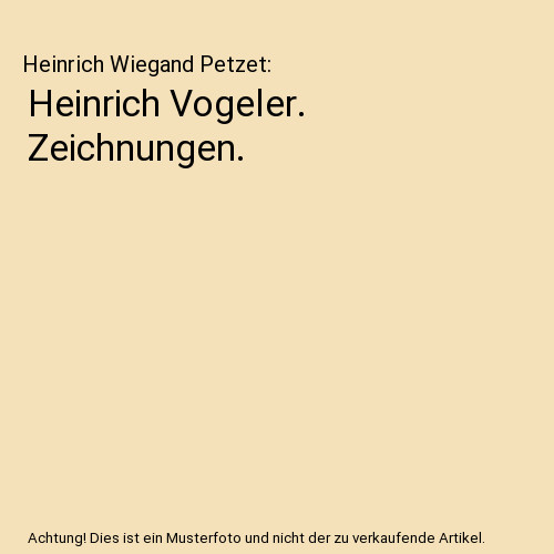 Heinrich vogeler - heinrich,