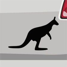 Känguru Silhouette Aufkleber