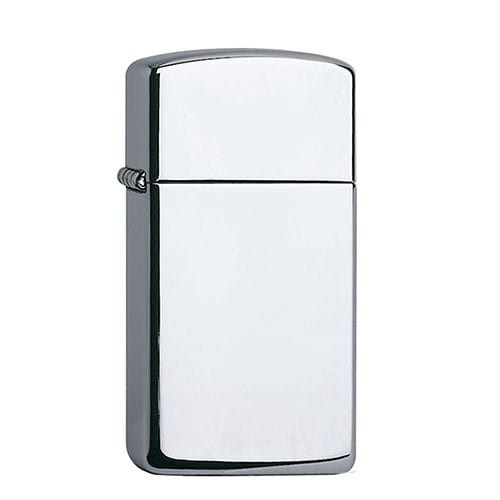 Feuerzeug zippo slim aus chrom - zippo,
