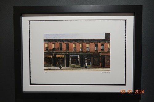 Edward hopper lithographie 3d - edward,