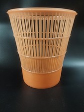 DDR  Papierkorb Plastikkorb Plastekorb Kunststoff Farbe orange
