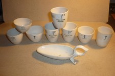 Altes Laborporzellan ! kleines Konvolut Tiegel + Schale von Berlin und Rosenthal