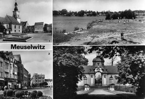 Meuselwitz mehrbildkarte - meuselwitz,