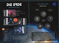 Numisblatt Planet Erde - Die