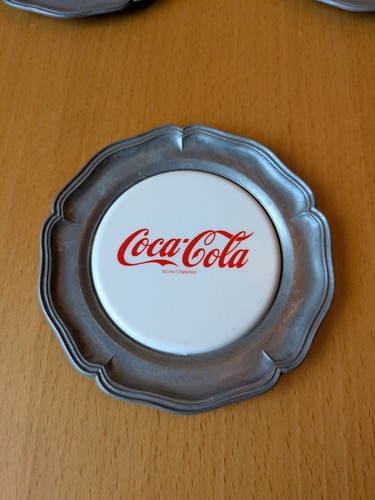 Coca cola zinn untersetzer - 6,