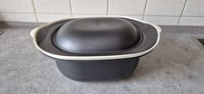 Tupperware Ultra Pro 3 Liter Bräter, Kasserolle, Auflaufform, anthrazit