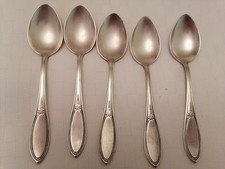 Silberbesteck  5 Kaffeelöfel Hanseat 100