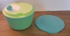 Tupperware Salatkarussell Salatschleuder mint grün + extra Deckel Neuwertig 4tlg