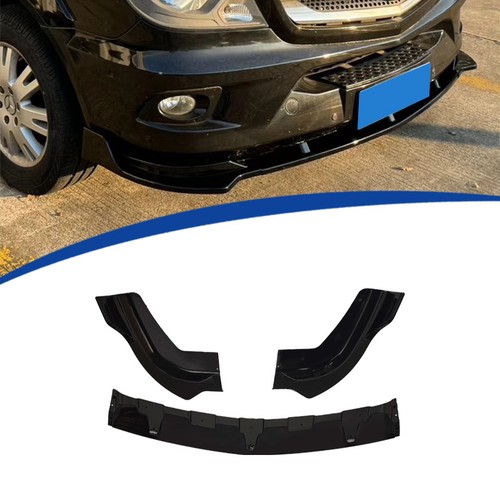 Front spoilerlippe schwarz - front,