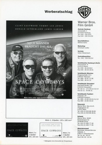 Werberatschlag space cowboys - werberatschlag, cowboys"