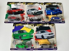 Hot Wheels Premium Real Rider Worldtour Set Audi S4 Brasilia Alfa Golf Toyota