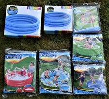 Bestway Plansch Sealife grün blau Pool aufblasbar 40" bis 66" DURCHMESSER 