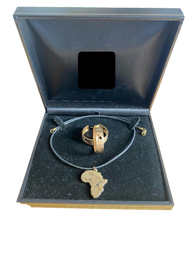 Creolen und halsband afrika - und,