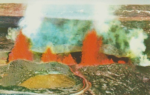 Eruption auf mauna loa - eruption,