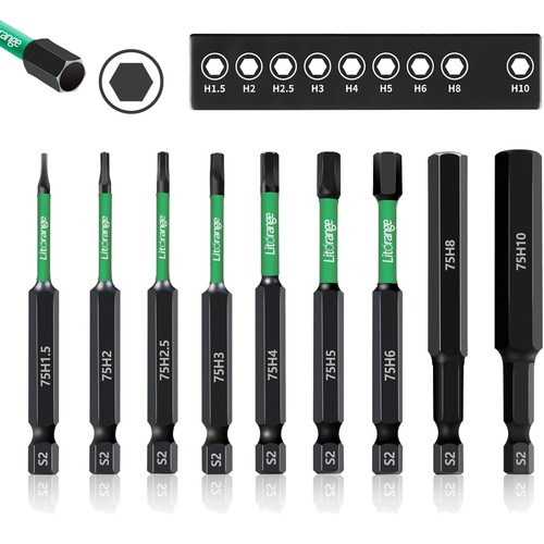 75mm langer hex bits für - langer,