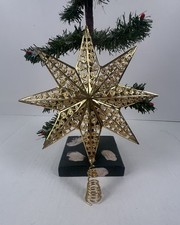 1532/25 1x alte Christbaumspitzr Weihnachtsbaumspitze ECKARTINA