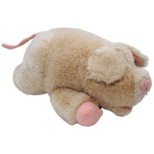 Vintage Sunkid Glücksschwein, liegend Kuscheltier 30cm Gebraucht Schwein