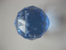 Swarovski Regenbogenkristall 30% PbO Kugel 30 mm Med. Saphir Brilliant Feng Shui