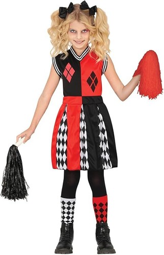 Cheerleader harlekin clown - cheerleader,