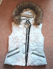 Zara Steppweste  Gr.S Creme-weiß ❤