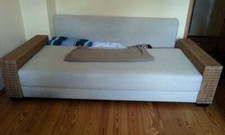 Rattan-Schlafsofa Barolo. FAST NEU. Einmal benutzt OP:1050€