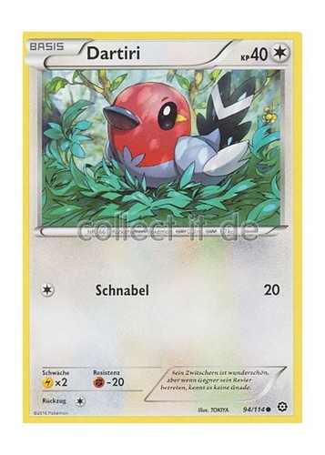 Pokemon 114 dartiri xy - dartiri,