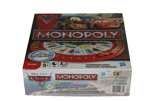 Monopoly disney pixar cars 2 - monopoly,