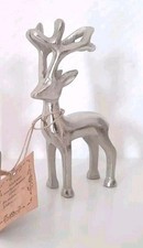 Hirsch Metall Silber Aluminium