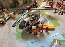 Playmobil Notarzthelikopter mit Anleitung! Nr. 4222
