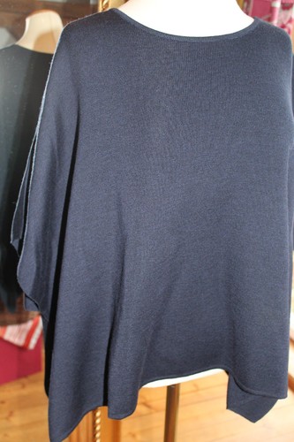 Invero poncho pullover marine - invero,