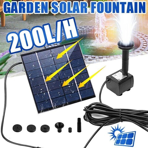 200l solar teichpumpe - 200l/h,