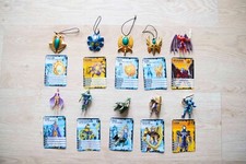 Panini HUNTIK SECRETS & SEEKERS  10 Figuren und Amulette + Karten RAR SELTEN TOP