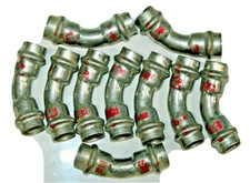 Viega  Prestabo  C-Stahl  Press verzinkt Bogen DN15   45°   10 Stück 