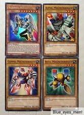 Yugioh! Valkyrion Magnetkrieger,  Alpha, Beta, Gamma Set! YGLD NM NEU!