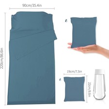 Schlafsack Inlett Reiseschlafsack 220cm X90cm Hüttenschlafsack Leicht Kompakt DE