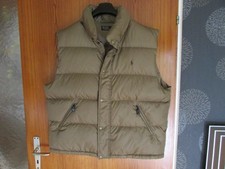 Ralph Lauren Herren Daunenweste NEU Gr. XXL braun mit Kapuze