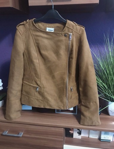 Damen biker jacke camel - damen,