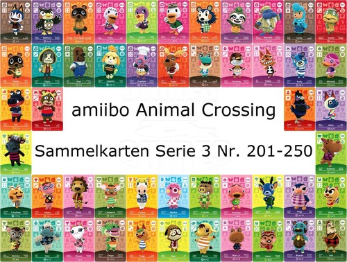 Amiibo animal crossing karte - animal,