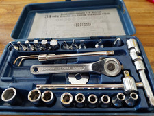 Steckschlüsselsatz 1/4" Antrieb mit Adapter und Facom-Knarre