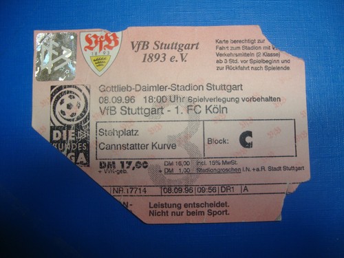 Ticket vfb stuttgart 1 - ticket,