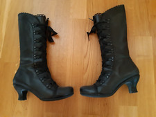 Brako Damen Stiefel echt Leder Gr. 36 schwarz wenig getragen